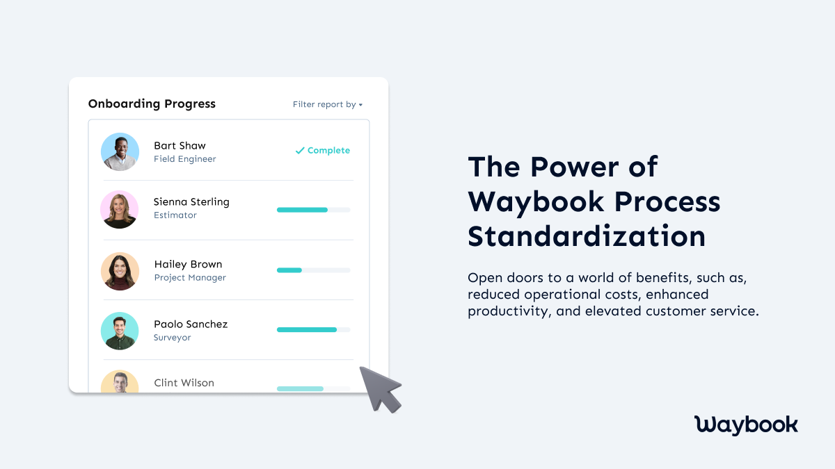 The Power of Waybook Process Standardization: Benefits Unveiled